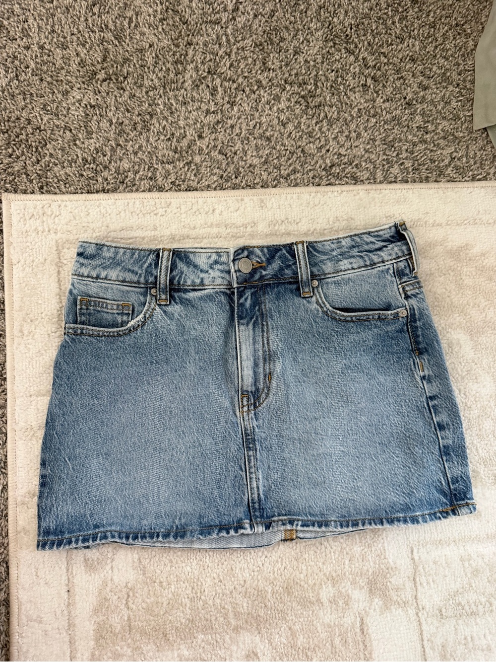Pacsun Light Blue Denim Mini Skirt
